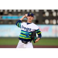 Bryce Miller pitching for the Everett AquaSox