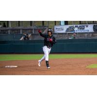 Hickory Crawdads center fielder Hector Osorio