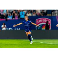 San Diego Wave FC forward Melanie Barcenas