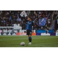 San Jose Earthquakes midfielder Niko Tsakiris