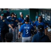 Biloxi Shuckers third baseman Mike Boeve