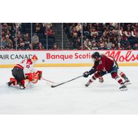 Ottawa Charge goaltender Lucy Morgan vs. the Montréal Victoire