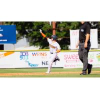 Down East Bird Dawgs infielder Lyle Miller-Green circle the bases