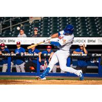 Ben Rortvedt at bat for the Syracuse Mets