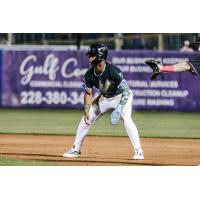 Biloxi Shuckers shortstop Jesús Made on base