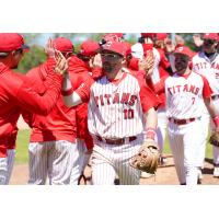 Ottawa Titans infielder Aaron Casillas