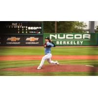 Charleston RiverDogs' Aidan Cremarosa on the mound