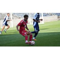 Chicago Fire II with possession vs. Huntsville City FC