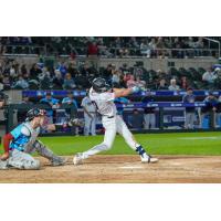 Somerset Patriots' Garrett Martin at bat