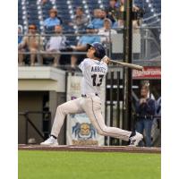 Fond du Lac Dock Spiders' Evan Abbott at bat