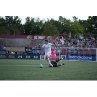 Rhode Island FC defender Hugo Bacharach