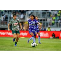 Seattle Reign FC midfielder Sam Meza vs. the Washington Spirit