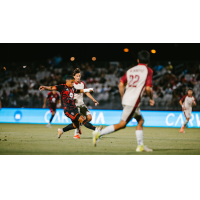 Phoenix Rising with possession against Sacramento Republic FC