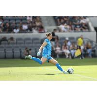 Angel City Football Club goalkeeper Angelina Anderson