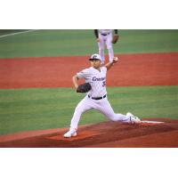 Lake Erie Crushers pitcher Andres Parra