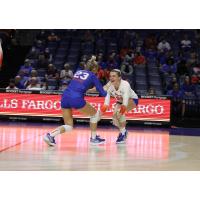 Marlie Monserez and Elli McKissock with the Florida Gators