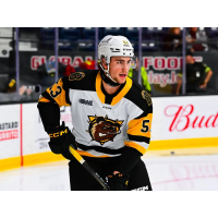 Forward Parker with the Brantford Bulldogs