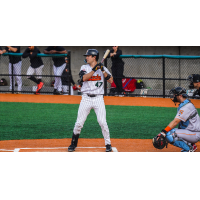 Long Island Ducks outfielder Aaron Takacs