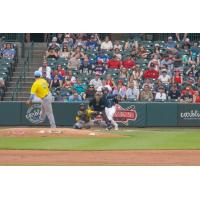 Lincoln Saltdogs and Sioux Falls Canaries in action