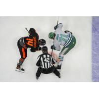 Kansas City Mavericks' Bobo Carpenter versus Florida Everblades' Jett Jones