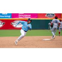 Hickory Crawdads outfielder Marcos Torres