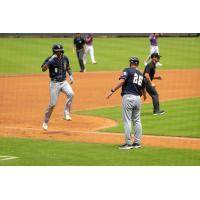 Luis Verdugo of the San Antonio Missions rounds the bases