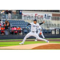 Hudson Valley Renegades pitcher Allen Facundo