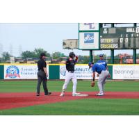 Lake Erie Crushers infielder Jacob Tobias