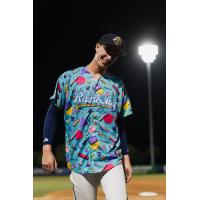 Charleston RiverDogs in their Rainbows jerseys