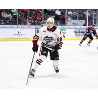 Simon Belohorsky with the Guelph Storm