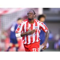 Atlético Ottawa forward Ballou Tabla