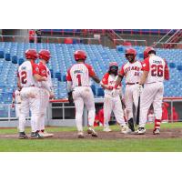 Ottawa Titans meet at home plate