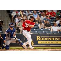 Matt Thaiss of the Worcester Red Sox