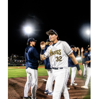 Charleston RiverDogs first baseman Brady Marget