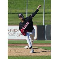 Sioux City Railroaders' Josh Landry in action