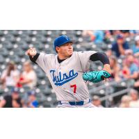 Tulsa Drillers' Roque Gutierrez in action