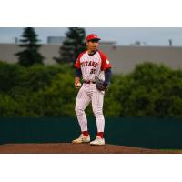 Ottawa Titans' Eric Pardinho on the mound