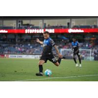 FC Tulsa's Grant Robinson in action