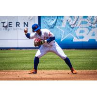 Francisco Lindor with the Syracuse Mets
