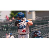 Hayden Gilliland at bat for the Tulsa Drillers
