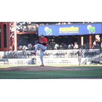 Pensacola Blue Wahoos pitcher Jacob Miller