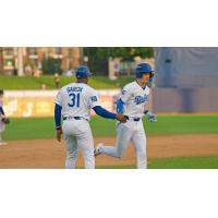 Tulsa Drillers outfielder Mike Sirota rounds third base
