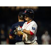 Worcester Red Sox lead-off batter Braiden Ward