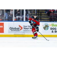 Kelowna Rockets defenceman Owen Hayden