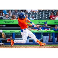 Grae Kessinger at bat for the Syracuse Mets
