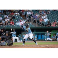 Montgomery Biscuits at bat