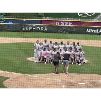 Carolina Blaze pose for a team photo