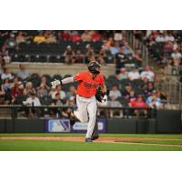Somerset Patriots first baseman Josh Moylan