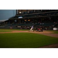 Lincoln Saltdogs at bat