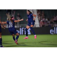 North Carolina Courage FC's Ally Schlegel and Riley Jackson on game night